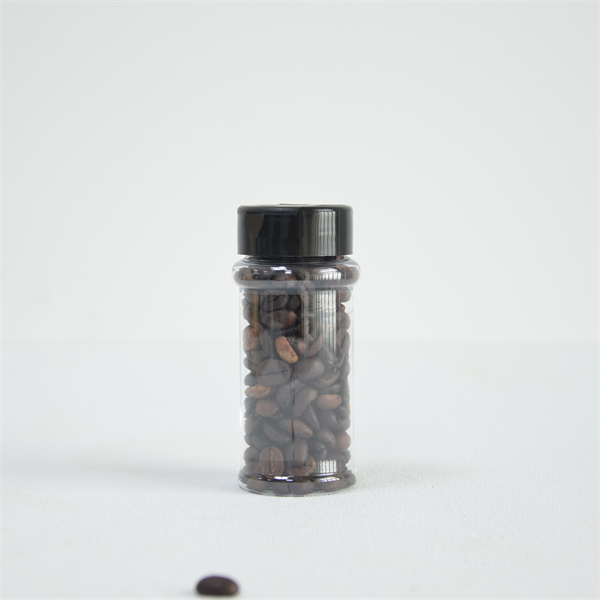 3.5 Oz Square Plastic Spice Jars/ Seasoning Containers Empty Storage Spice Powders/Peppers Containers  With Black Screw Lid