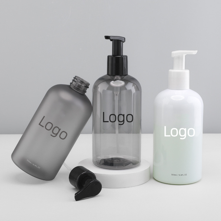 Luxury frosted empty lash shampoo bottles 60ml 80ml 100ml 120ml 150ml foaming soap bottles Matte Black Brown foam pump bottle