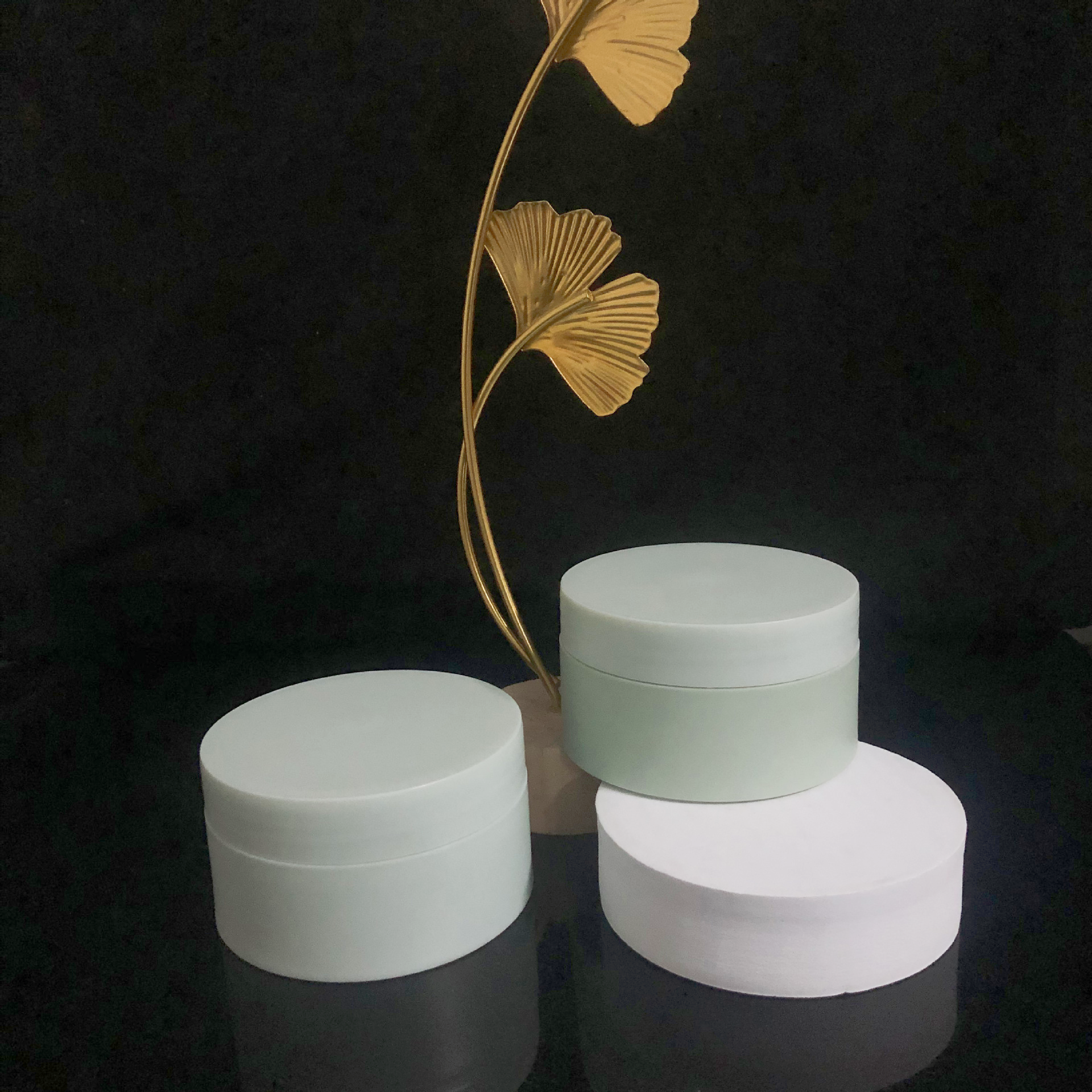 Custom Logo 8oz pet cosmetic jar 200g cosmetic cream scrub slime emulsion jar body balm cosmetic jar 200 ml