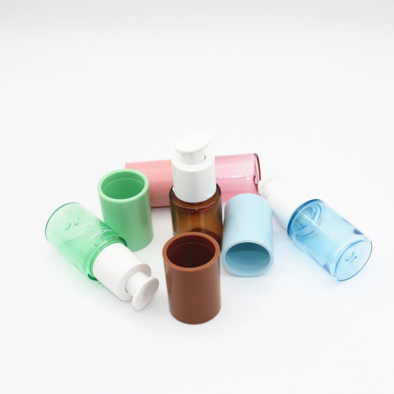 Empty Sunscreen Packaging Bottle 30ml 50ml 100ml Frosted Toner Body Lotion Bottle Luxury Sunscreen Spray Bottle Pump Dispenser