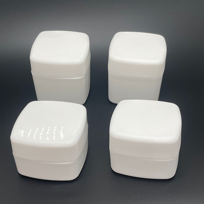 Unique 5g 10g 15g Square Round Cute PP Pink Plastic Jar Cosmetic Cream Packaging Containers With Lid For Nail Gel