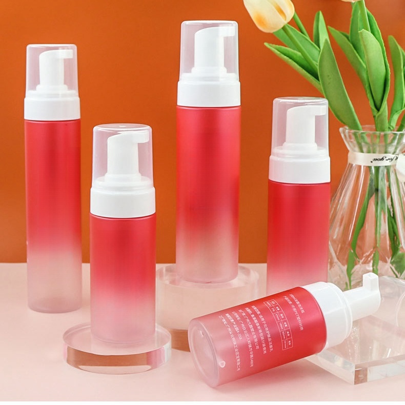 Empty 30 Ml 50Ml 100Ml 120Ml 200Ml Lash Cleanser Mousse Facial Foaming Eyelash Shampoo Foamer Dispenser Clear Foam Pump Bottle