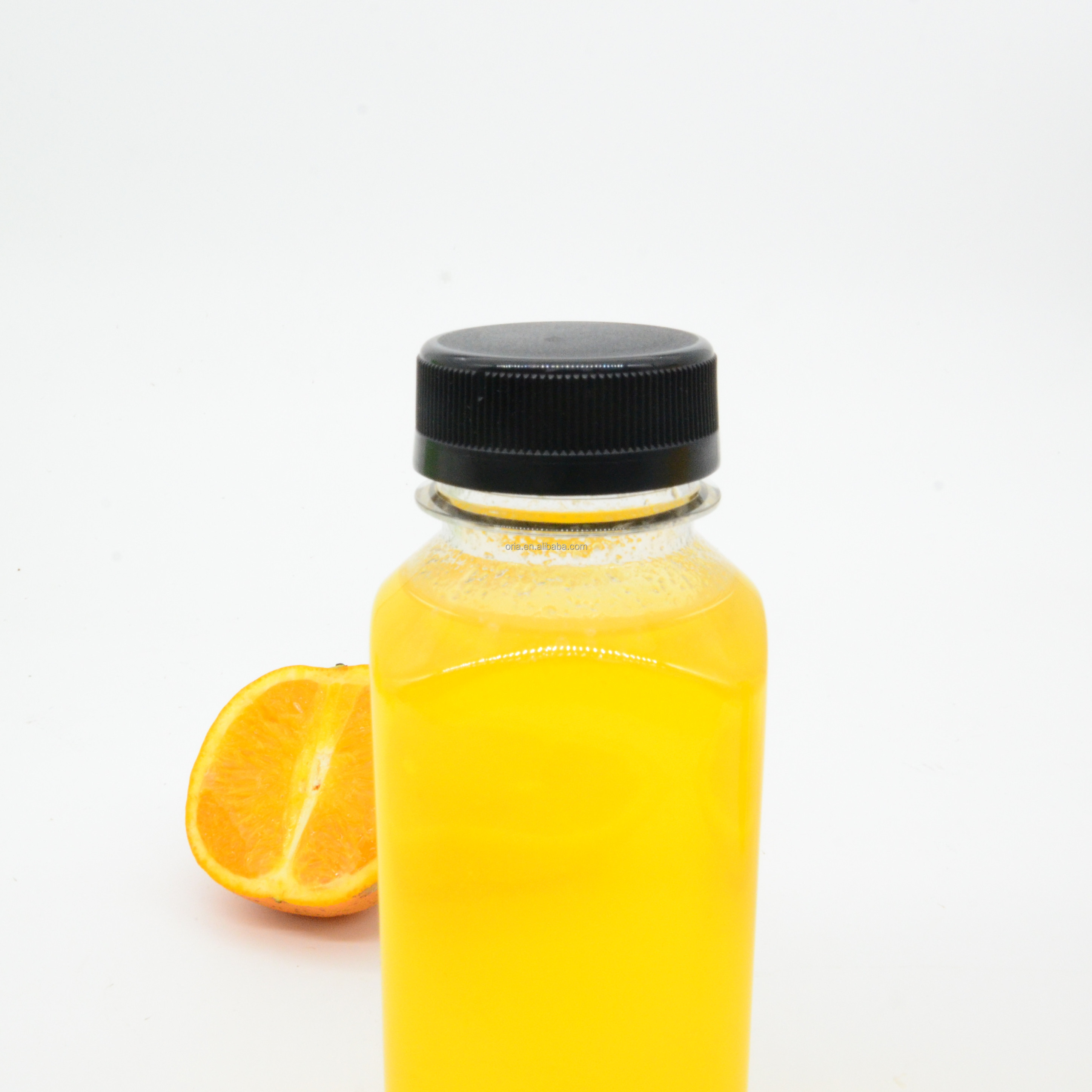 Empty 16oz 500ml Square Plastic Cold Brew Beverage Bottles Juice Bottles and Plastic Fruit Smoothie Wellness Bottles