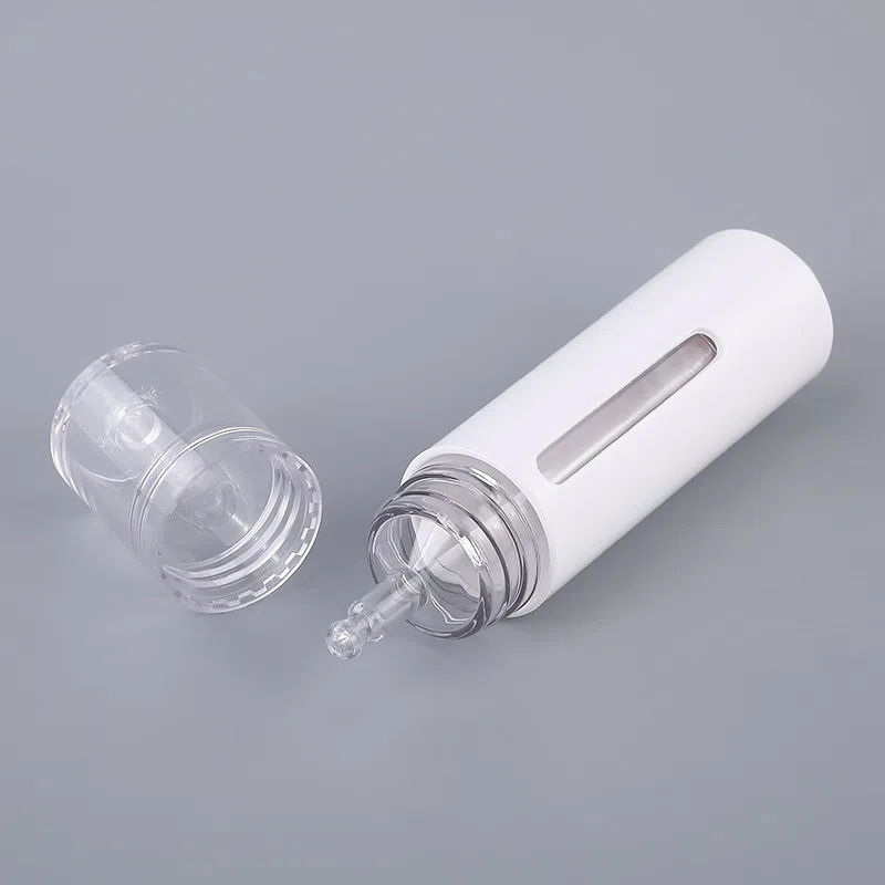 Liquid Level Visualization 15ml 30ml White Press Button Dropper Bottle For Cosmetic Liquid Essence Serum Eye Cream Applicator