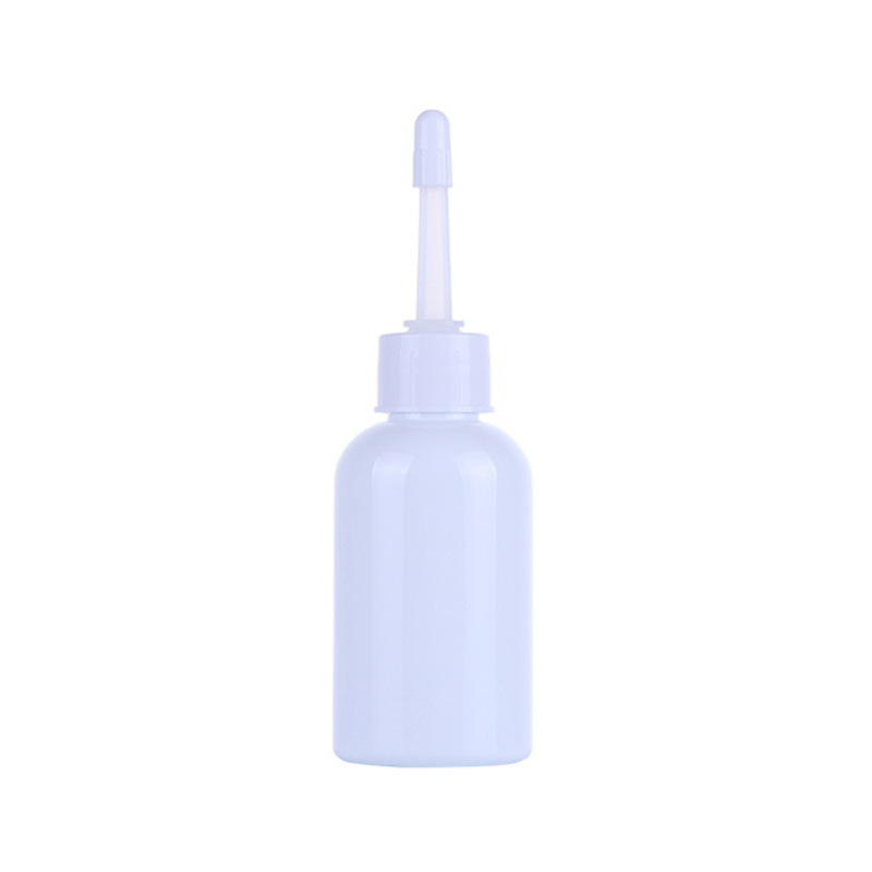 New pet Ear Drops Eye Drop bottle 60ml long hose cap nose cleaner package PET Spout soft squeeze cleaning bottle with Cap