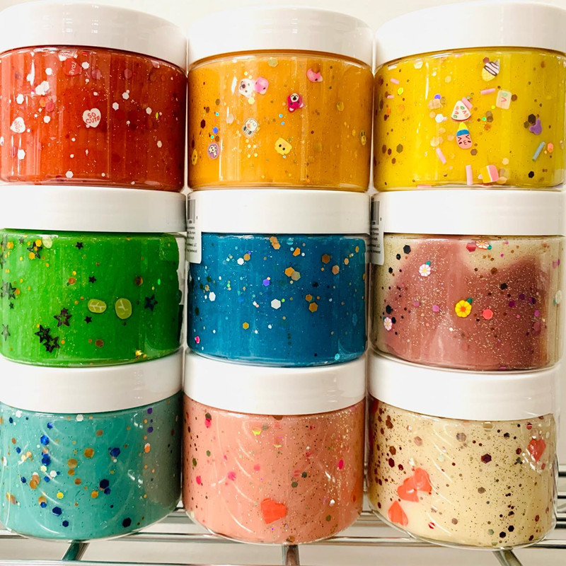 BPA Free 200ml 250ml 300ml 4oz 8oz Food Grade PET Plastic Desserts Jar with Lids for Nuts Jam Ice Cream Cotton Candy Packaging