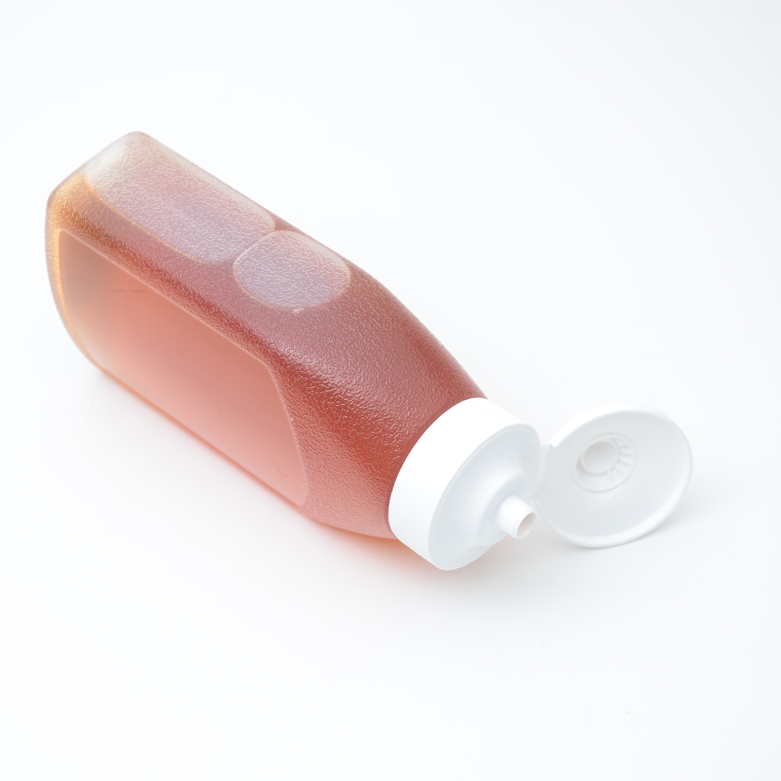 Squeeze Honey Bottle 200ml 300ml Wholesale Plastic Jam Honey Jar Ketchup Mayonnaise Empty Sauce Container with Flip Cap