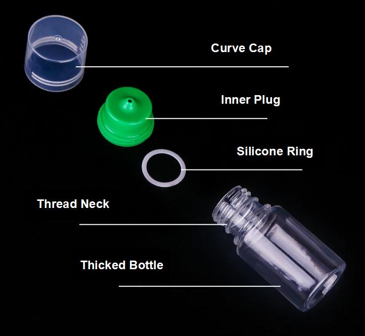 50ml 60ml 80ml Plastic Soft Squeeze Bottle for Fish Medicine Fish Baits Lures Liquid Dropper Bottle