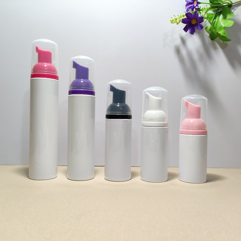 Black Pink Foam Bottle 30ml 60ml100ml Mousse Bottle Face Wash portable Foaming bottle Plastic with custom pump sprayer color