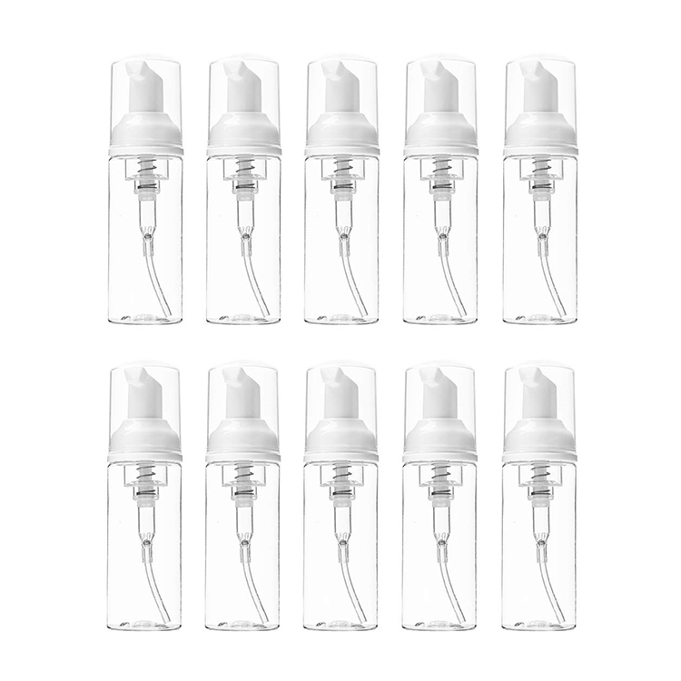 30ml 50ml 100ml Cleanser Bottle Bath Wash Eyelash Foaming Pink Frosted Foam Pump Bottle