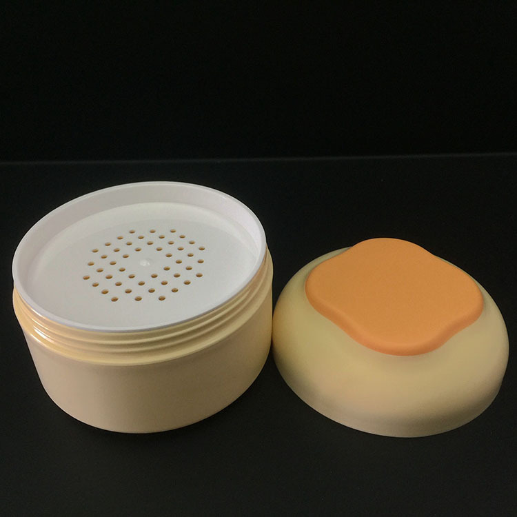 150g Baby Powder Spray Cosmetic Blue Plastic Jars for Body Butter with Lid Hair Pomade Container Packaging Cream Oil Bottle
