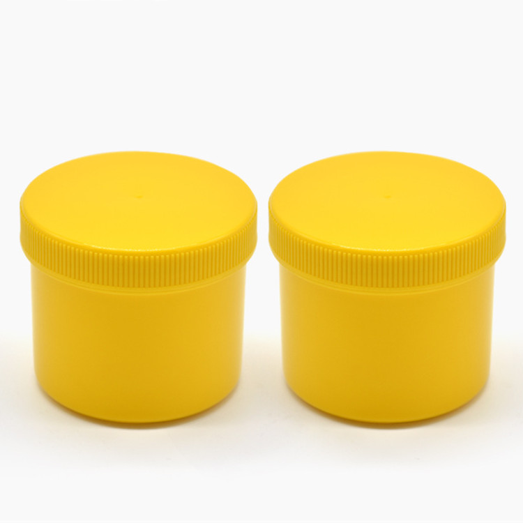 250g/250ml/8oz Plastic Containers for Shea Butter Body Scrub Bath Salt Jar with Spoon Conditioner Jar Hair Wax Cream Packaging