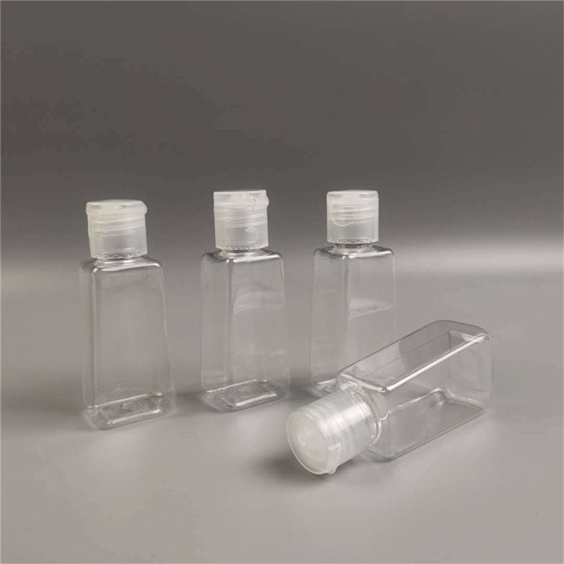 Wholesale 30ml 50ml mini Hand Sanitizer Empty Plastic Instant Disinfecting Alcohol Pocket Hand Wash Antibacterial Hand With Cap