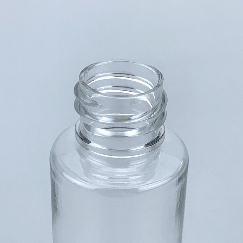 PET 5ml 15ml 10ml Small Size Transparent Plastic Dropper Bottle facial essence cosmetic packaging for eye serum skincare