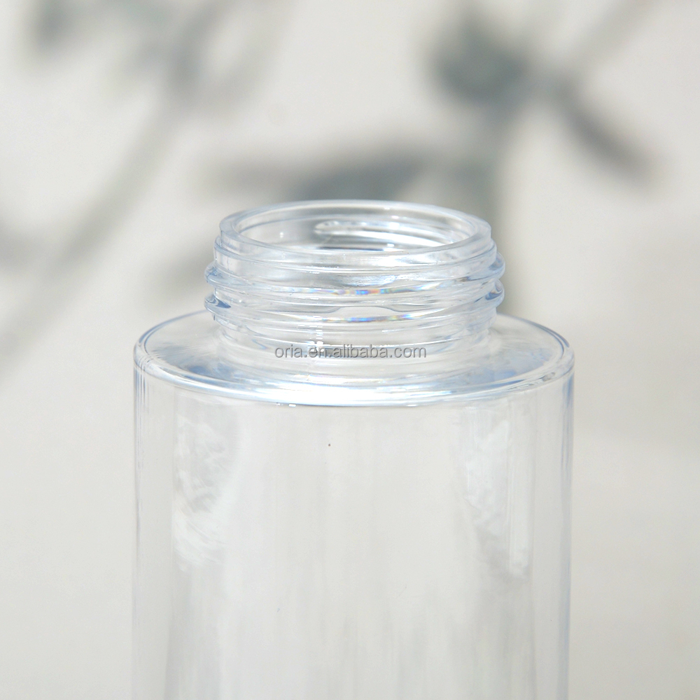 Wholesale matt frosted 220 ml 500ml press bottle for makeup remover oil moisturizing BPA free