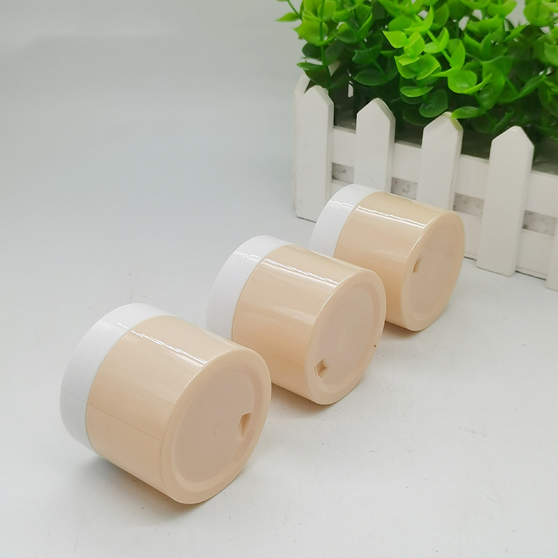 Green Yellow Blue White Color Cosmetic 50ml Jars PET Moisturizer Face Cream Eye Cream Jar With Lid Seal 60ml Wide Mouth PP Jar