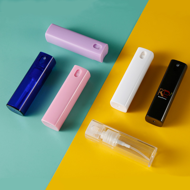 Small Refillable Pocket Perfume Spray 5ml 10ml Mini Travel Square Body Spray Perfume Bottles Dispenser for Mosquito Repellent