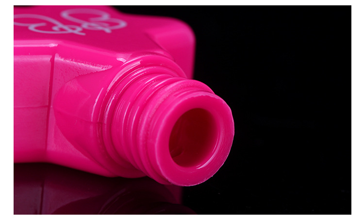 5ml  shape of five-pointed star PETG Nail polish bottle nail polish bottle Nails Polish Makeup