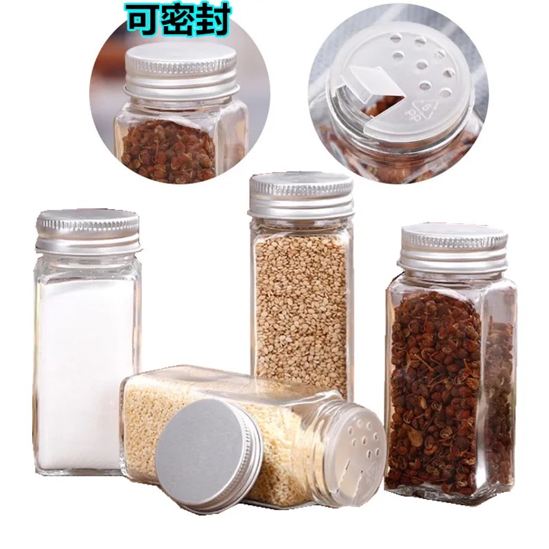 500ml 200ml 100ml 3 2oz 50g Plastic Spice Container Spice Shaker Bottle Packaging Pepper Grinder Jar with Flip Cap Custom Label
