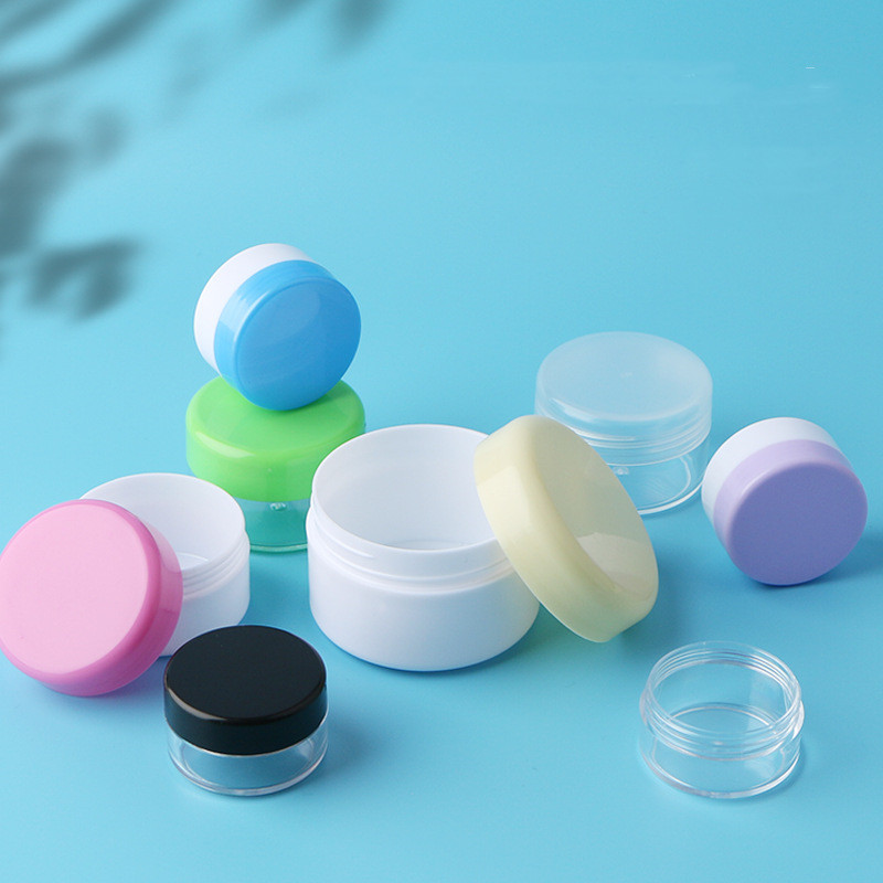 Custom White facial Cleanser masque Jar 10g 20g 30g 50g 100g 250g 300g 500g plastic bottle skin care Body Butter PP cream jar