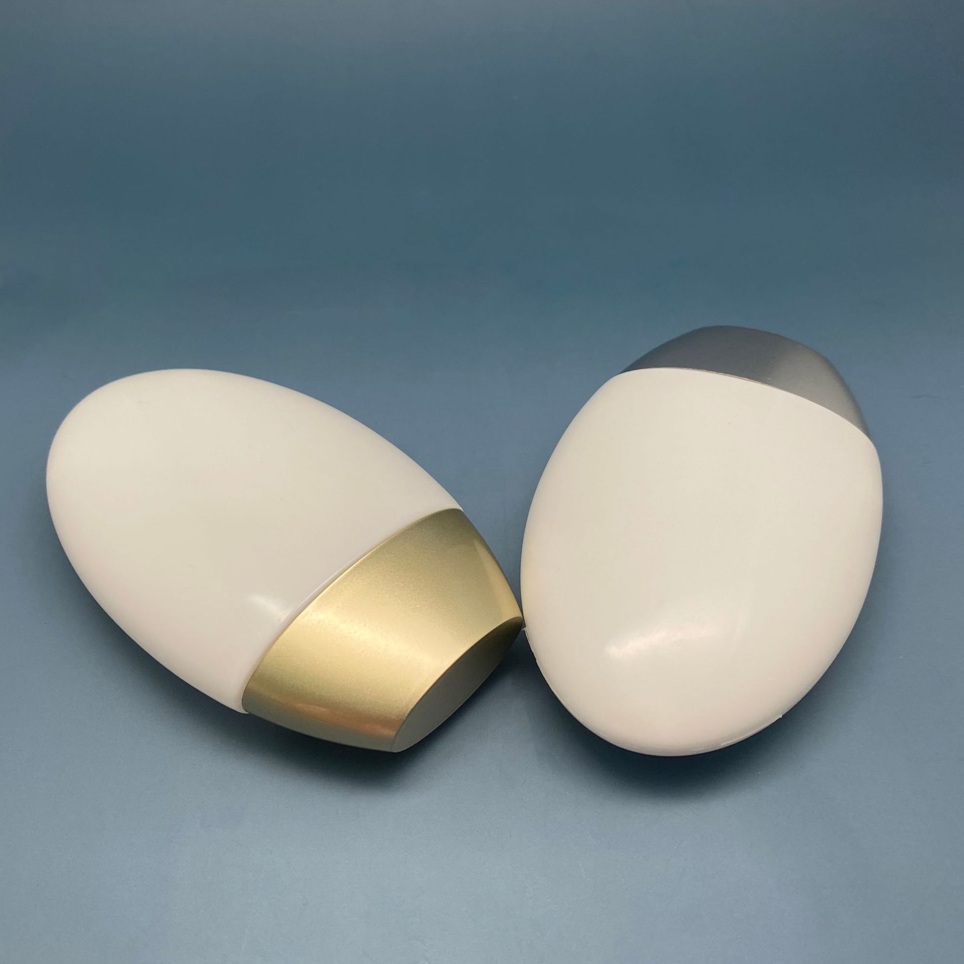 Custom Logo Empty Squeeze Sunscreen Sunblock Cream Bottle egg shape squeezable hand cream container Plastic Squeeze Bottle