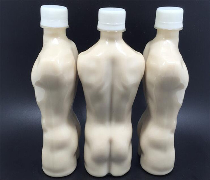 Perfect Unique Design Human Sexy Male or Female Body Shape PET plastic capsules package bottles for Health Care, like Vitamine