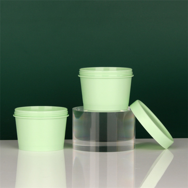 Colorful Lush Jar Ice Cream Pot PP plastic cream jar cosmetic containers 50g 100g