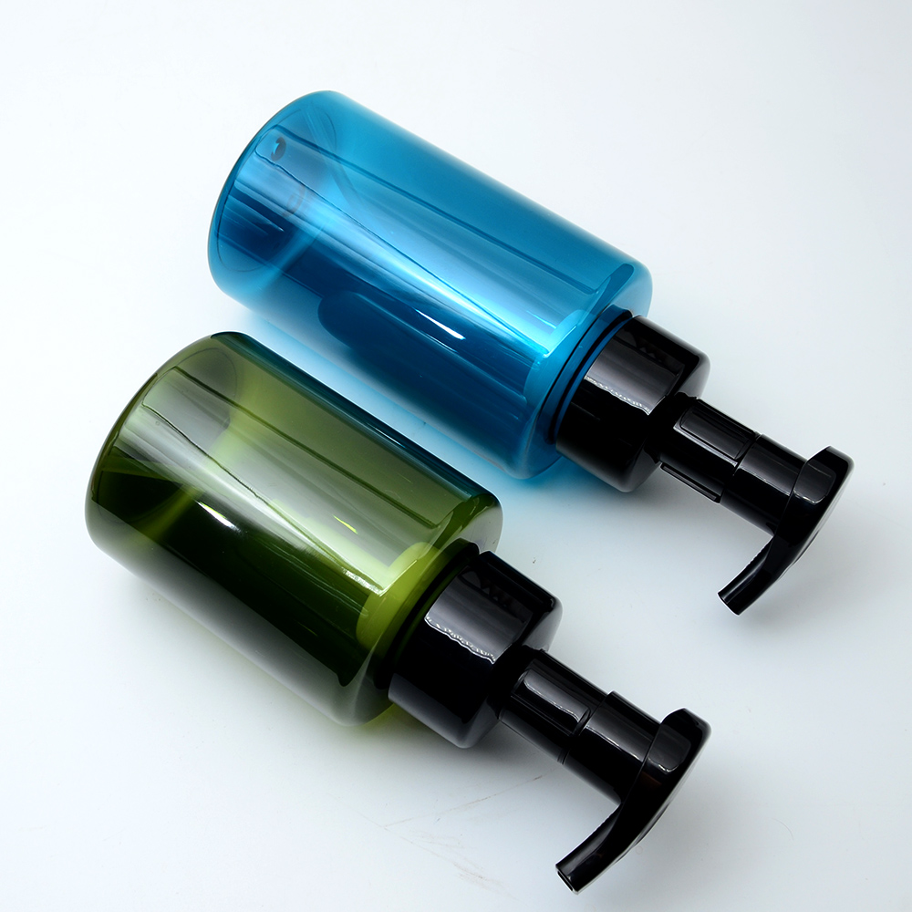 Custom Green Blue Color Face Cleanser Foam Pump Bottles 300ml 400ml Foam Soap Dispenser Bottle Pump