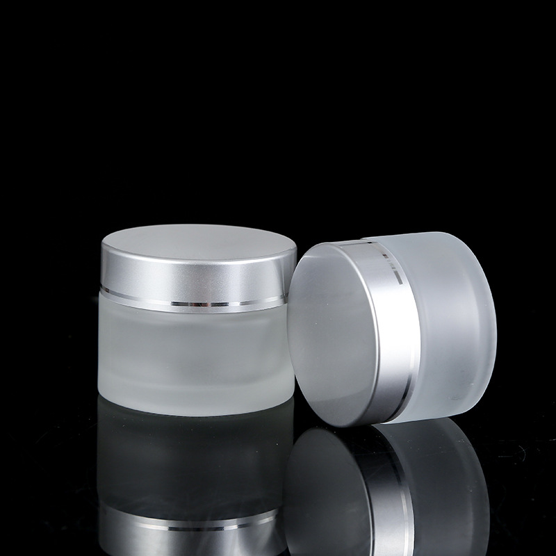 Frosted Jar 50g 3oz 5oz 200g Food Grade Double Cover Cream Clear Matte Jar Cosmetic Butter Lotion Customized Packaging Bottle