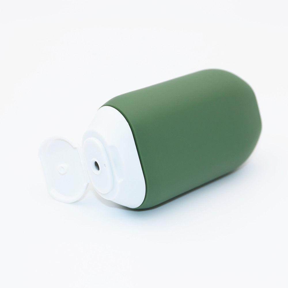 100ml 200ml customized color HDPE plastic body lotion wash container  shampoo squeeze bottle with flip top disc cap