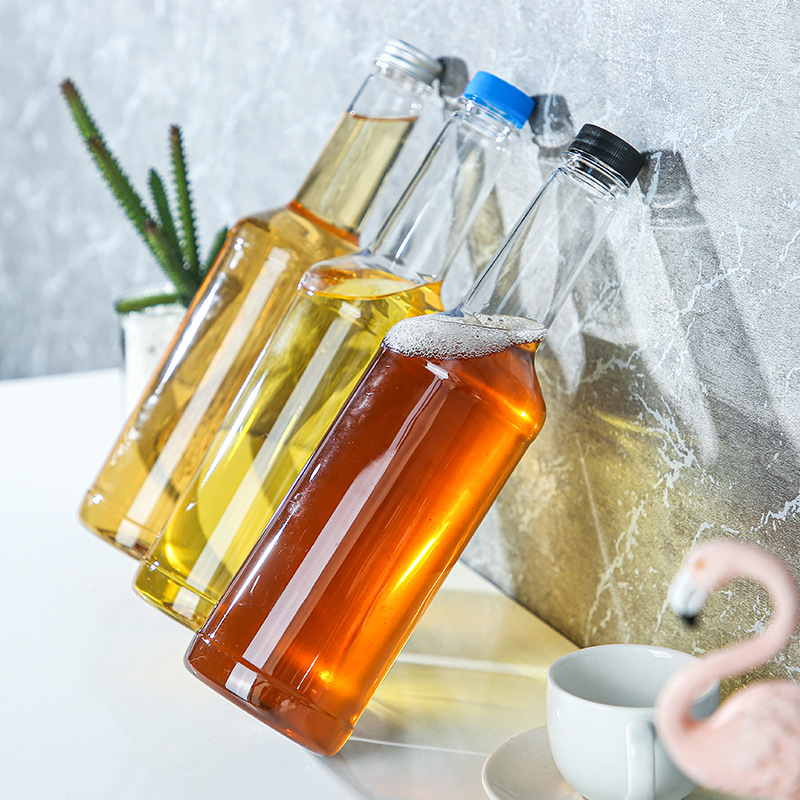 Vodka whisky 750ml empty liquor bottles sale pet water bottle 750ml drinking juice plastic 25oz wine bottles