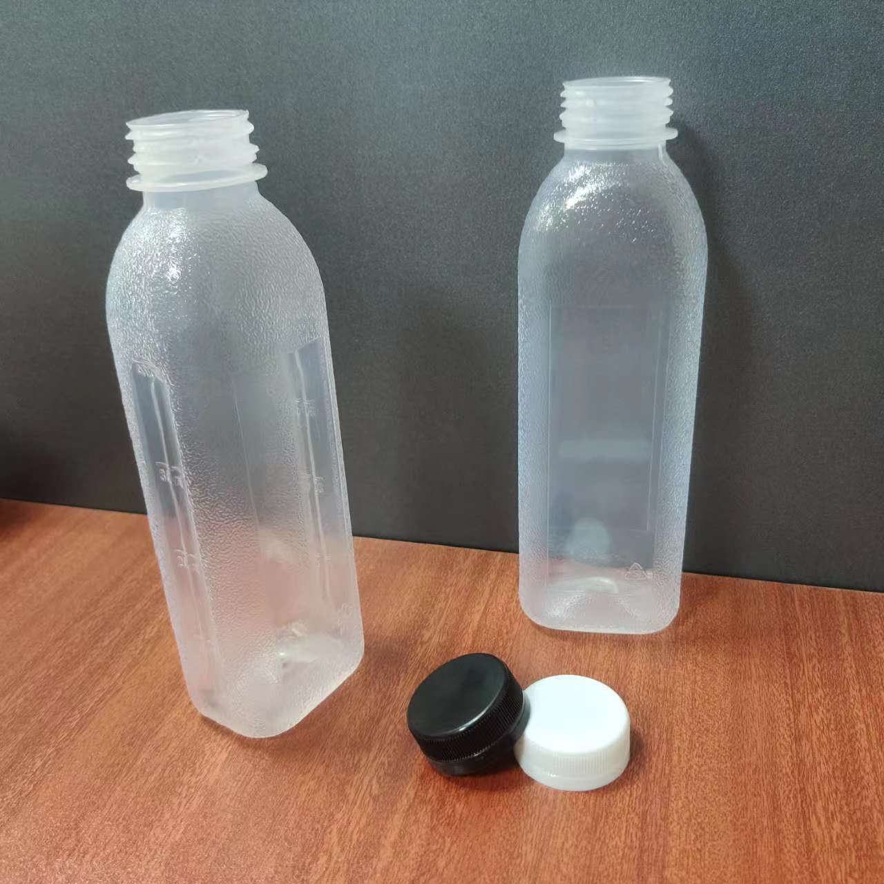 hot fill bottle with caps heat-resistant PP 5 plastic bottles containers with tamper proof lids 12oz 16oz 360ml 500ml
