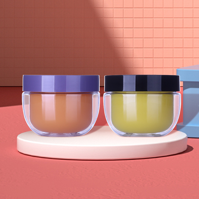 Double Wall PET PP Cosmetic Bowl Shape Jar 100ml 100g face moisturizing Eye Cream jar Cosmetic skin care sample Gel bottle 3.3oz