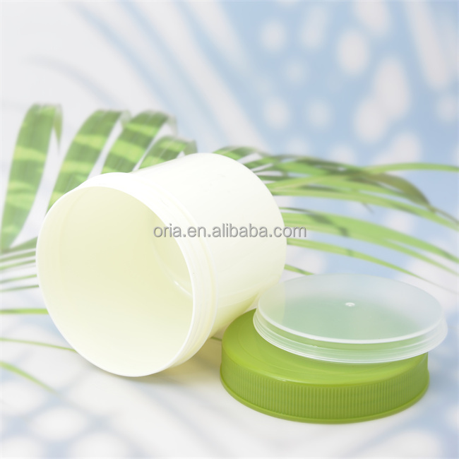 Custom 150ml pp plastic wide mouth empty cosmetic cream jar sugar scrub container packaging body scrub jar