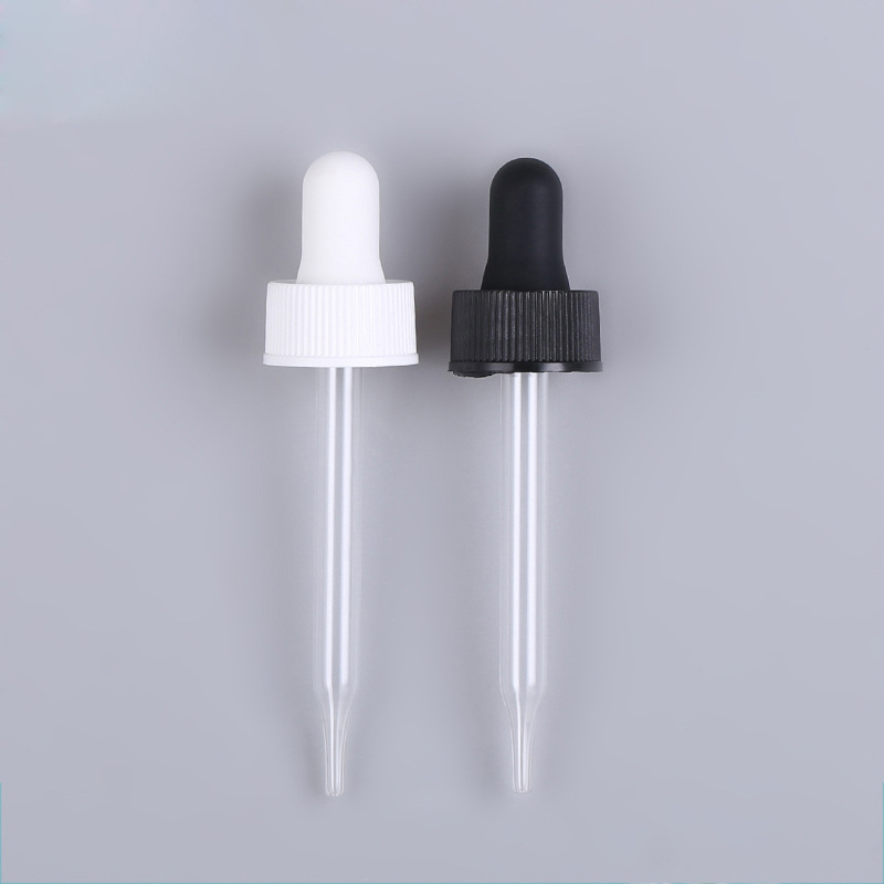 Custom 18/415 18/410 20/410 Glass Dropper Essential Oil Bottle Glass Pipette Bamboo Dropper for Bottles