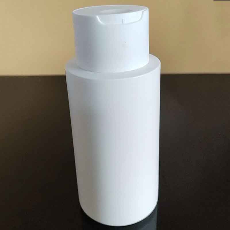 Press Lid Squeeze Bottle 100ml 150ml 200ml 300ml PE White Clear Customize Soft Touch Biodegradable Body Lotion Shampoo Bottle