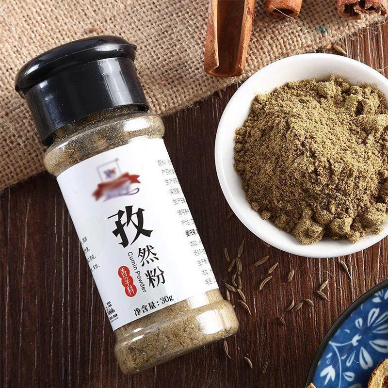 Hot sale 30g 50g 100g Customize Empty Plastic Spice Bottle with Flip Top Cap Seasoning Jar with Dual Open Shaker Lid wholesale