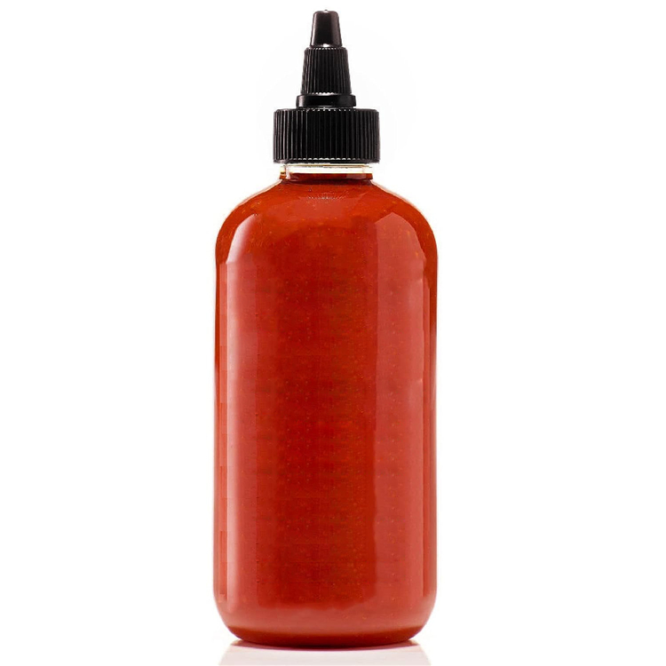 400ml 450ml BPA Free PET plastic chilli sauce bottle Spout top cap Plastic mayonnaise squeeze sauce bottles
