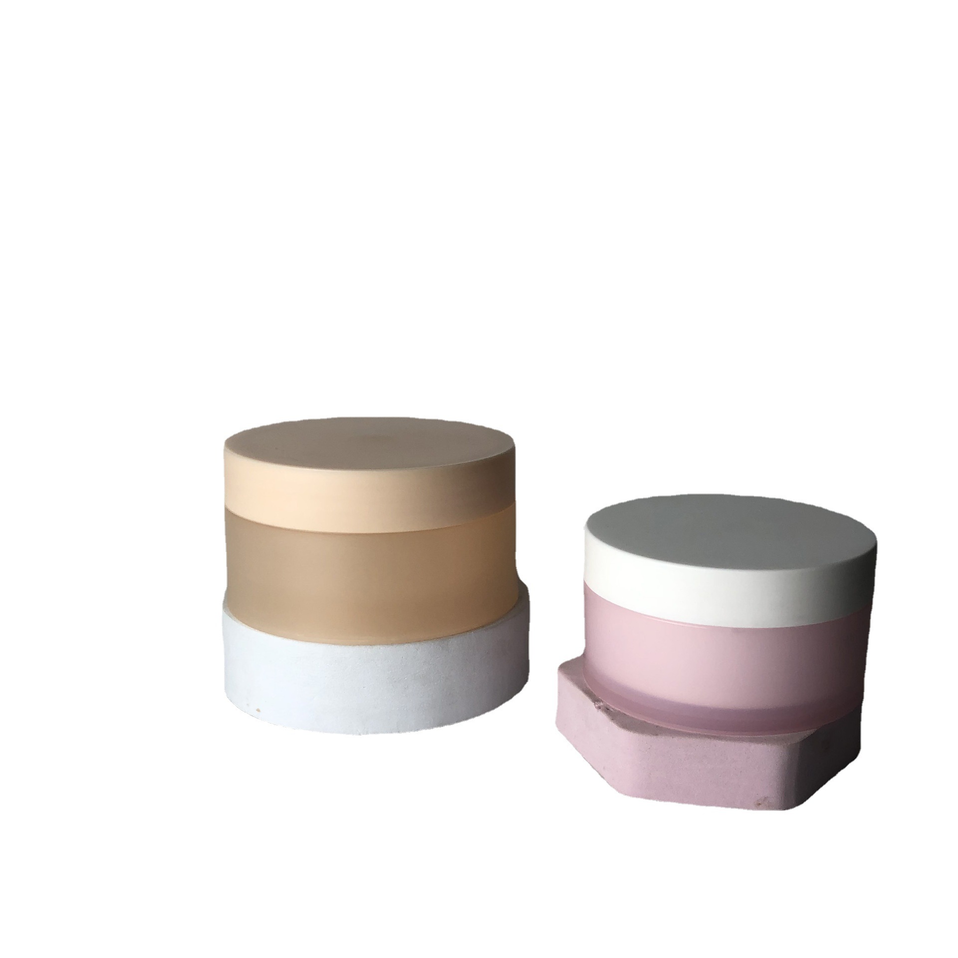 100g/150g Cosmetic Plastic Frosted Cosmetic Jars Cosmetic Packaging Skin Care Jar PP