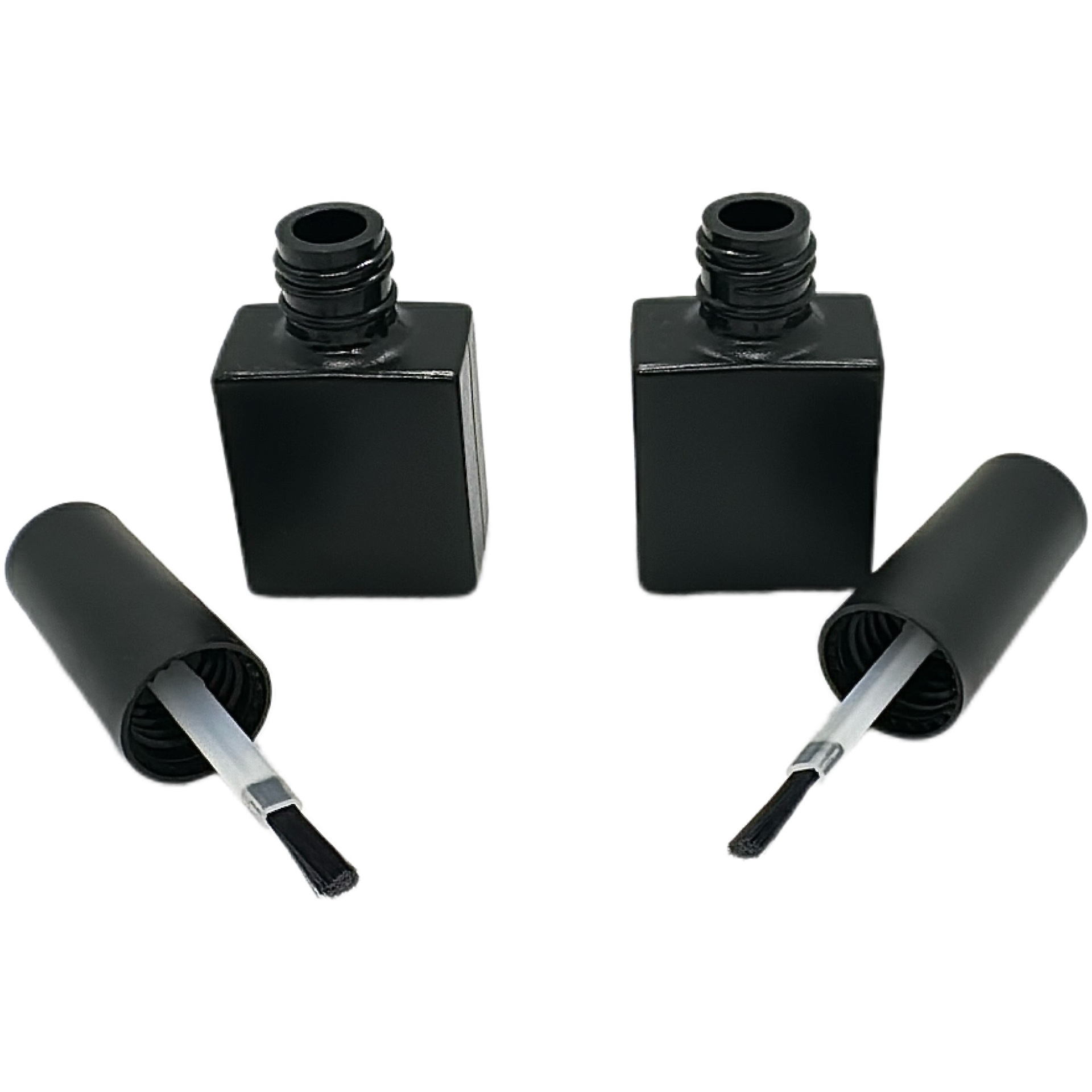 10ml Custom Empty Square shape Nail Polish Bottle with Brush Cap nial polish container