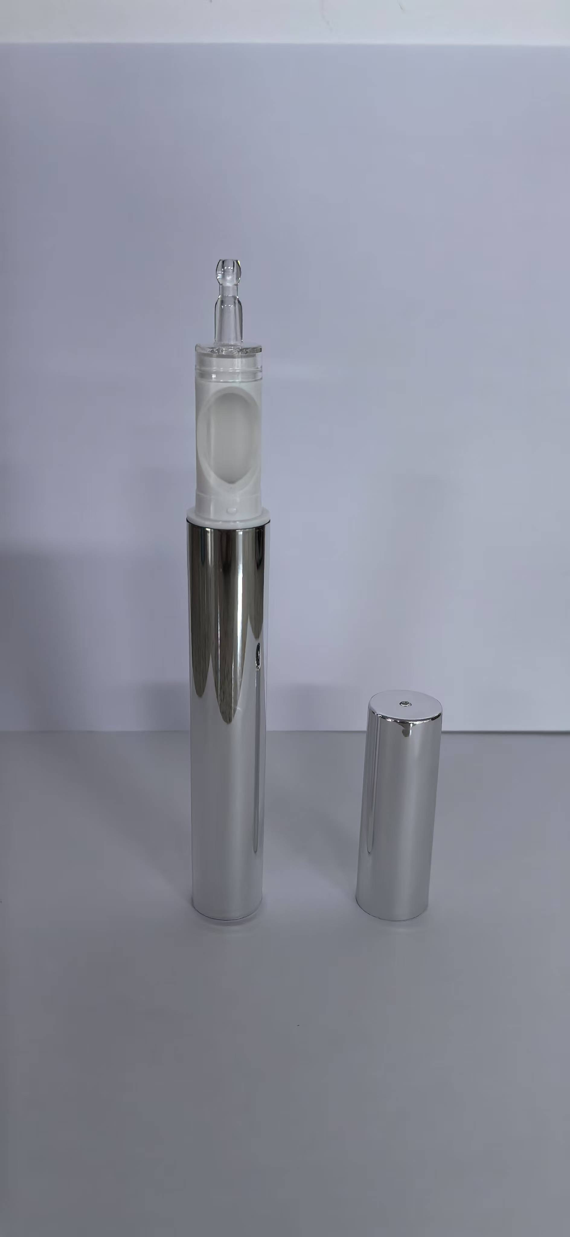 New Arrival 7.5ml 10ml Essential Oils Eye Cream Bottle Skincare Cosmetic Packaging Clear White Silver Gel Tube