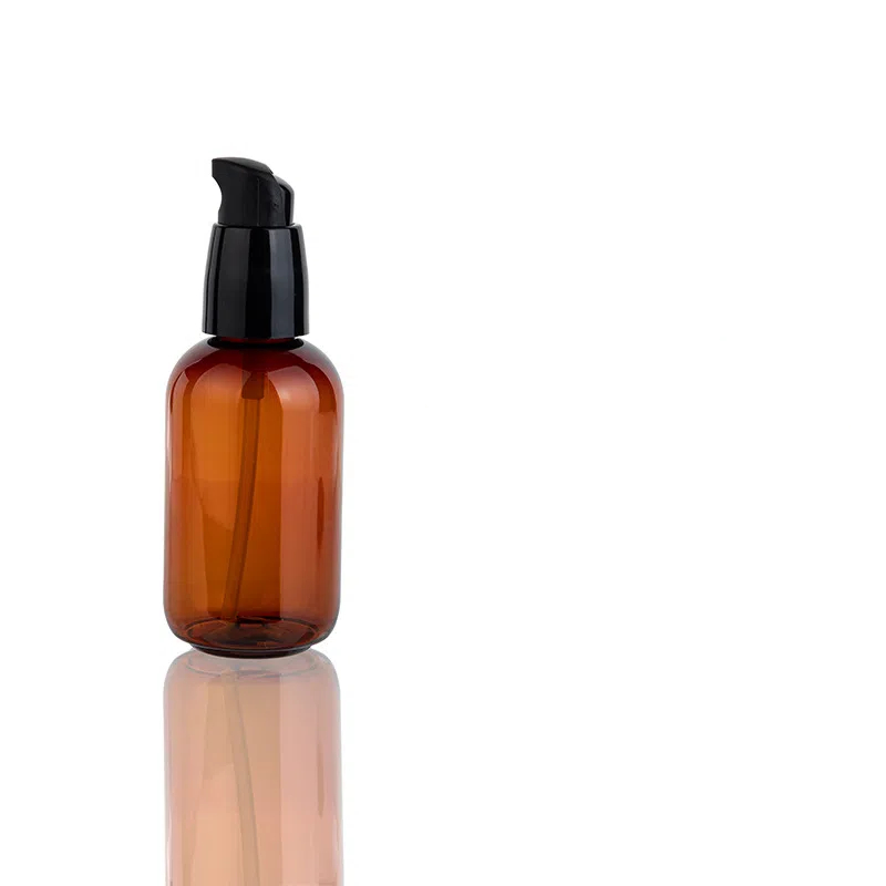 New Transparent Green Amber 50ml 80ml 100ml 150ml PET Plastic Lotion Serum Oil Foundation Primer Cream Essence Gel Pump Bottle