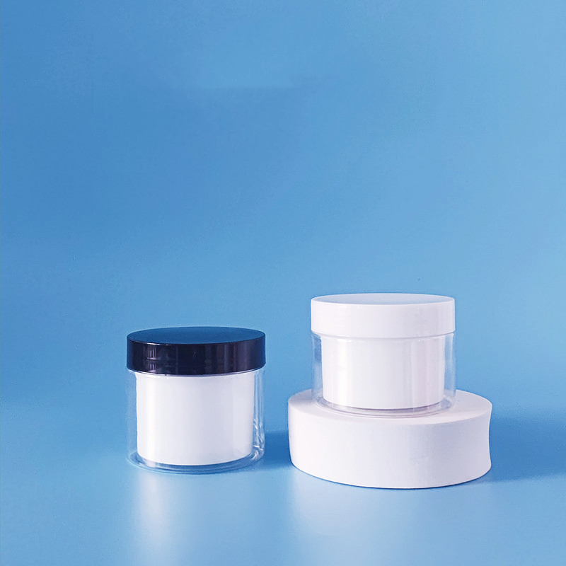 300g Wide Mouth Green Aloe Plastic Jars PP face hair mask body butter Scrub jar 8oz 10 oz Cosmetics scrub jar container