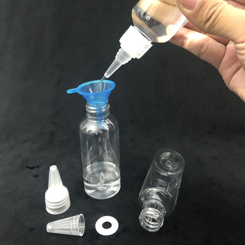 Care Hair Oil Cosmetic Pointed Mouth Bottle 100ml 200ml 300ml 500ml 700ml 1L Food Grade Plastic Sauce Honey Bottle Container