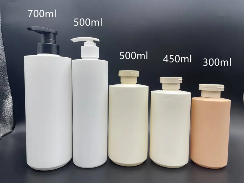 Wholesale 300/500/750/1000ml hdpe Bottles Shampoo with Lotion Pump Dispenser Empty Body Wash Shower Gel Container 1l 1liter 32oz