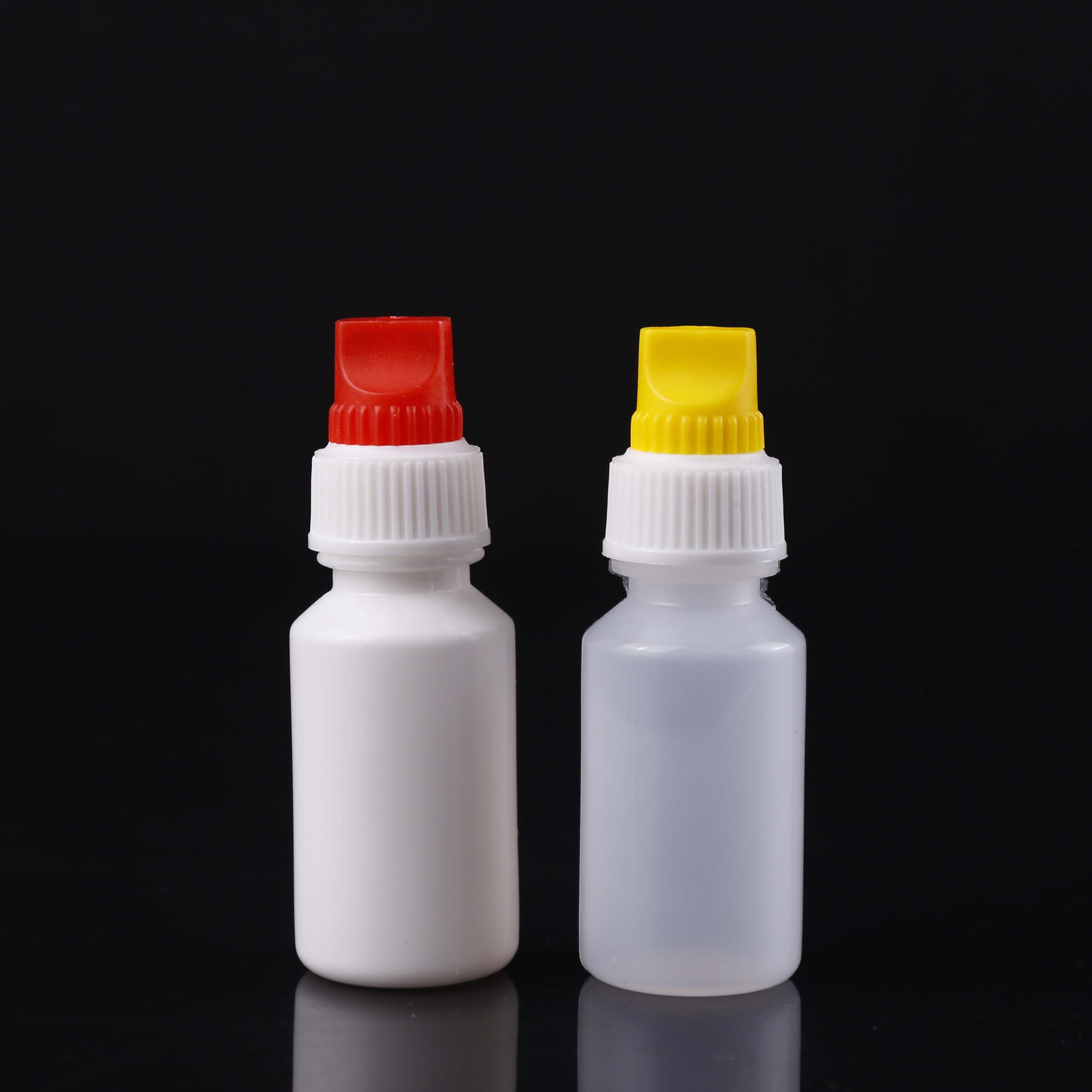 Refillable empty amber brown clear nail polish plastic bottle cuticle oil bottle with brush lid 5ml 10ml 15ml 20ml 30ml 50ml 100