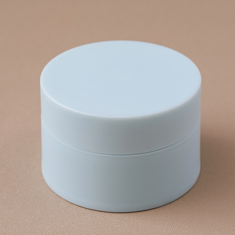 5g-150g Empty White Pink Blue Luxury Double Wall Frosted PP Plastic Cream Jars plastic eye cream