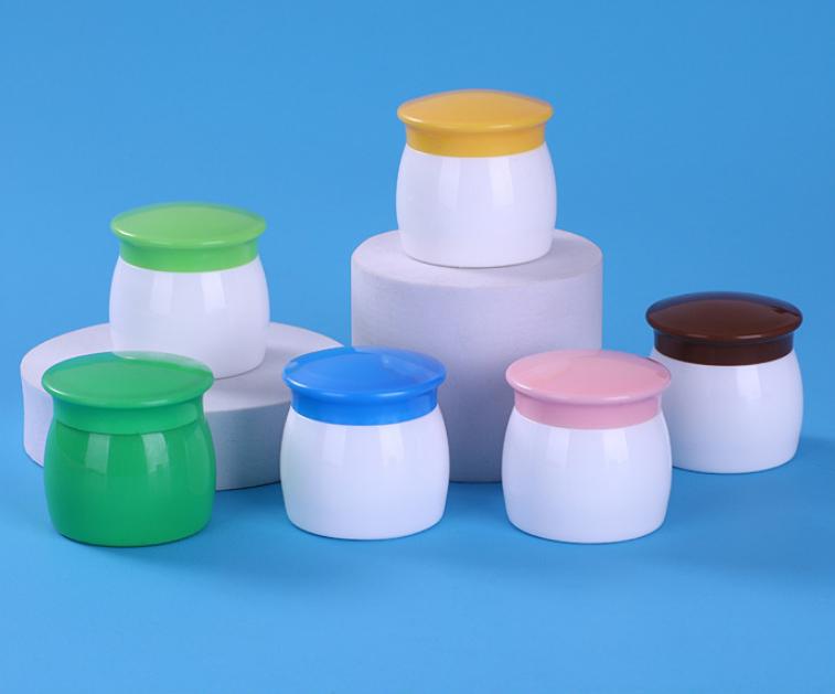 Mushroom Shape 15ml 20ml 30ml Colorful Kids Baby Skin Care Face Cream Jar With Lid Seal Wide Mouth Cosmetic Sample Jars Bottles