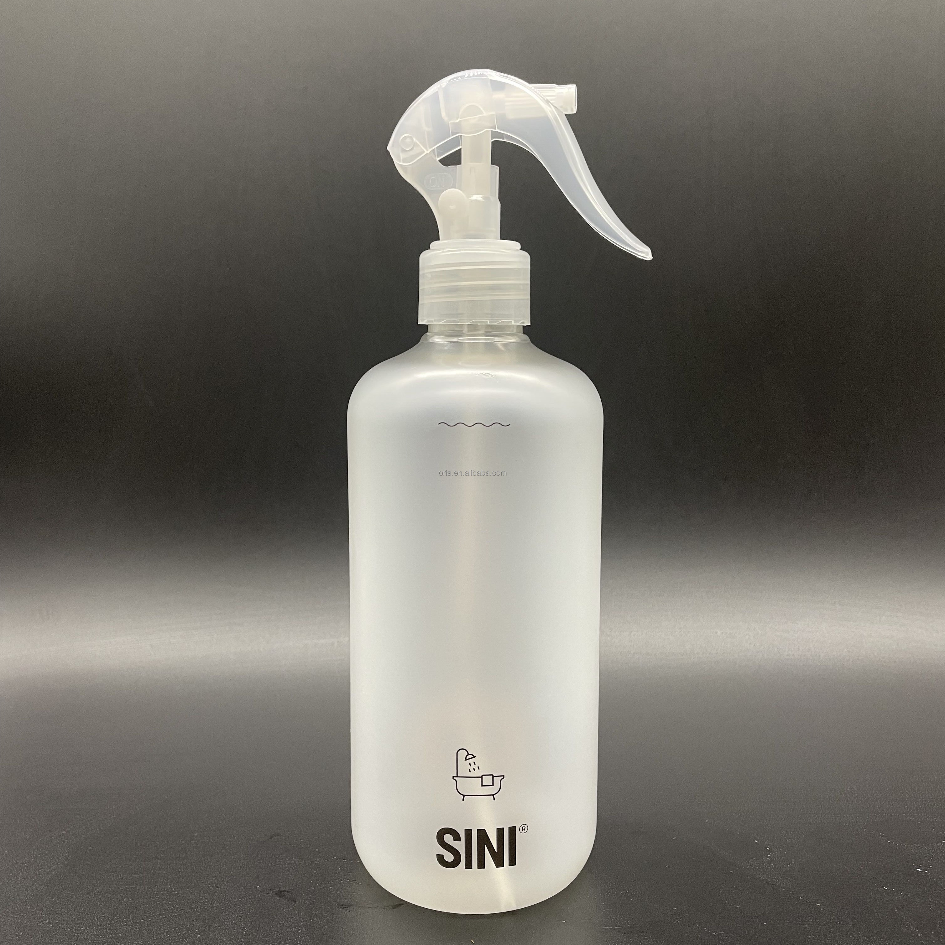 500ml plastic PET HDPE fine mist little mouse spray bottle alcohol hand sanitizer kitchen cleaning trigger spray bottle