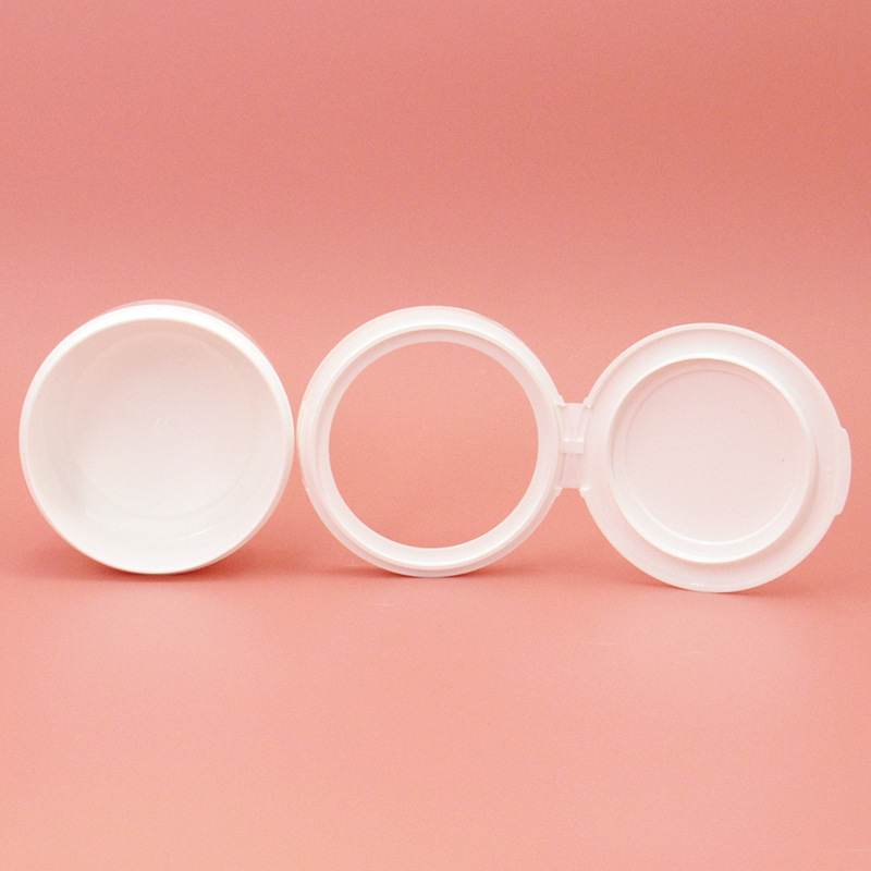 60g100g 200g Round Frosted Plastic Bottle Tooth Powder Plastic Jar with Flip Cap Spoon Empty Sifter Cosmetic Packaging Container